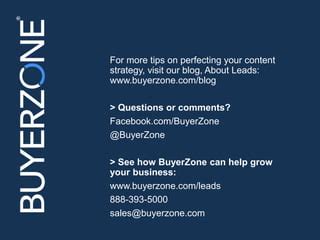 BuyerZone (@BuyerZone) .